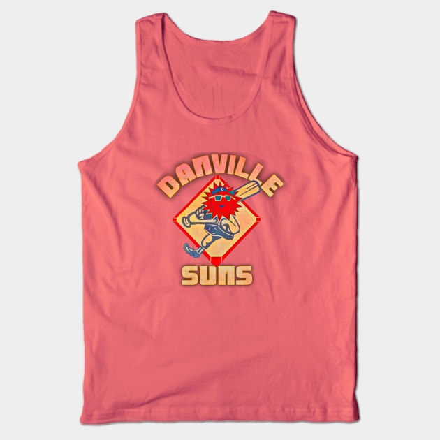 Danville Suns Baseball Tank Top by Kitta’s Shop